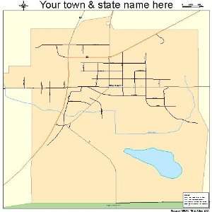  Street & Road Map of Blackduck, Minnesota MN   Printed 