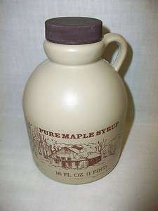 Bacons Sugarhouse Pure Maple Syrup Plastic Jug 5 Tall  