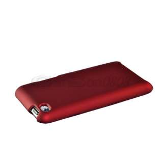   Red HARD SKIN CASE COVER for Apple IPOD TOUCH 4 4TH GEN 4G Cheap Fast