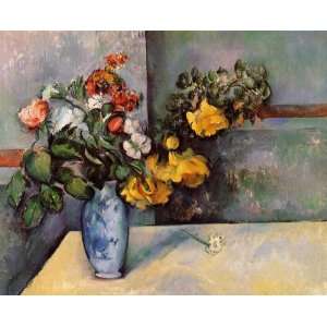  Oil Painting Still Life Flowers in a Vase Paul Cezanne 