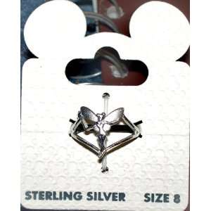   Edition Sterling Silver Tinkerbell Ring Sz 8 NOC 