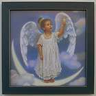 VINTAGE HOME INTERIOR HOMCO ANGEL WALL PICTURES SET OF 2  