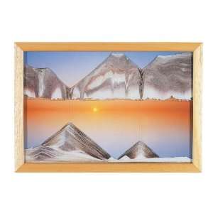  Rainbow Vision Hand Made Sand Art Picture   Sunset   By 