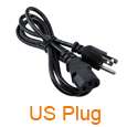 US 3 Prong Laptop Adapter Power Cord Cable Lead 3Pin  