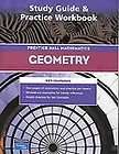 Prentice Hall Mathematics Geometry: Study Guide & Practice Workbook 