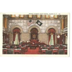  Postcard Senate ChambersState Cap Albany New York 