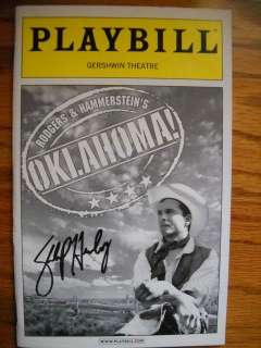 This Playbill was Signed by Shuler Hensley after a performance in New 