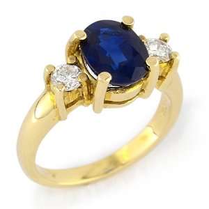   87 Carat Sapphire and Diamond Ring (Closeout): CoolStyles Jewelry