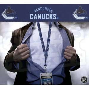  Vancouver Canucks NHL Lanyard Key Chain with Ticket Holder 
