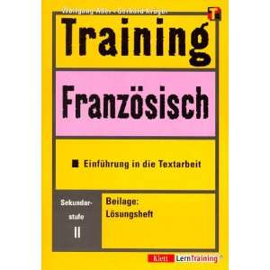Training, Französisch, Einführung in die Textarbeit, Sekundarstufe 