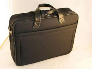 All Natural Ballistic Nylon Business Briefcase Leather  