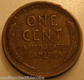 Lincoln Cent 1909 S Wheat Penny  