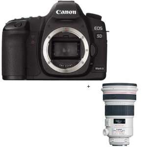  Canon EOS 5D Mark II Digital SLR Camera with EF 200mm f/2L 
