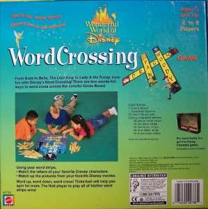 DISNEY WORD CROSSING GAME  