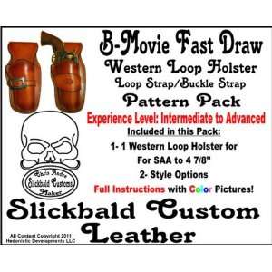  B Movie Fast Draw Holster Pattern Pack Arts, Crafts 