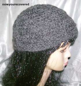 NWT Grey ALPACA Twilight Bella INSPIRED crochet hat  