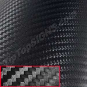 3M DI NOC Genuine Black Carbon Fiber Vinyl Film 12x48  