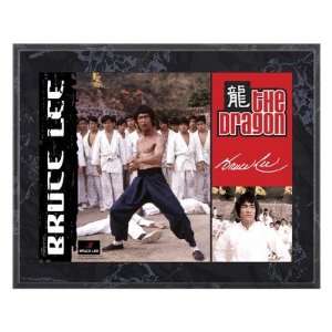  Bruce Lee   The Dragon   Sublimated 10x13 Plaque: Sports 