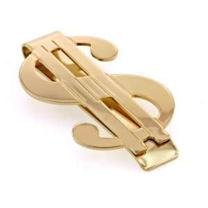  Dollar Sign Money Clip 14k Gold Plate Jewelry