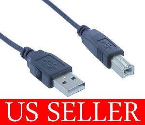   USB2.0 A Male to B Male Printer Scanner Cable Black(U2A1 B1 15BLK
