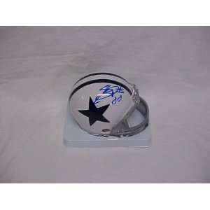 Emmitt Smith Hand Signed Autographed Dallas Cowboys Throwback Riddell 