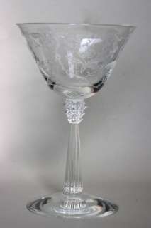 Fostoria Etched Crystal Glass Low Sherbet Shirley NEW  