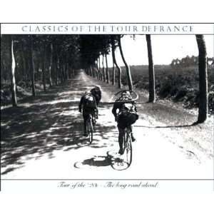  The Long Road Ahead 11 x 14 vintage cycling poster: Home 