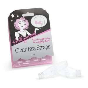  Hollywood Clear Bra Straps 2 Pair