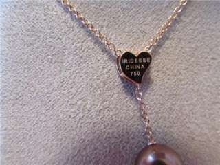 Tiffany Iridesse 18K Tahitian Pearl Diamond Necklace  