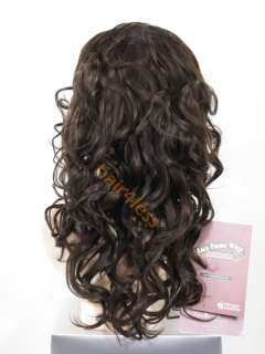 100% Human Hair Long Curly Lace Front Full Wig BJ EMBER  