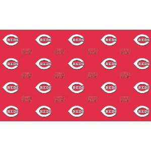  2 packages of MLB Gift Wrap   Reds: Sports & Outdoors