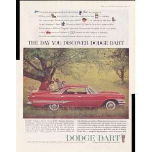  Dodge Dart 1960 Model 1959 Original Vintage Advertisement 
