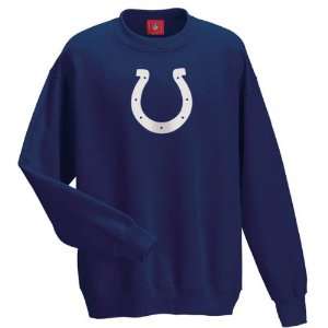 Indianapolis Colts Blue Tek Patch Crewneck Sweatshirt:  