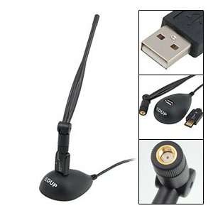  USB WiFi Wireless Lan Adapter 802.11 B/G/N with Antenna: Electronics