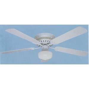  Hugger Contractor White Ceiling Fan With Lights: Home 