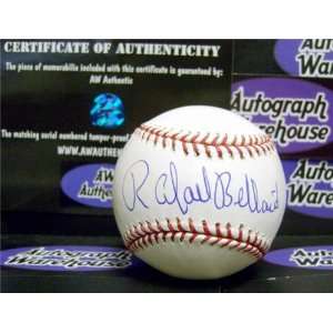  Rafael Belliard Autographed/Hand Signed MLB Baseball 