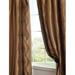  Chai Embroidered Faux Silk Curtains & Drapes