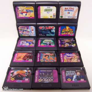 SEGA Game Gear Instant Collection 15 GAME LOT CHEAP  