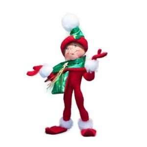 Annalee Mobilitee Doll Red Holiday Twist Elf 9 