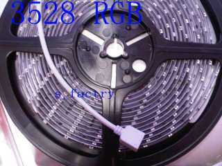 power supply+5M 3528 RGB Waterproof Strip LED Light +44key IR remote 
