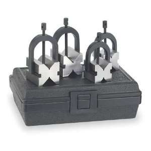  V Blocks and Clamps V Block Set,8pc,W/Case: Home 