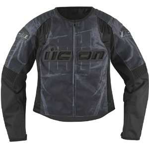    Icon Overlord Type 1 Womens Motorcycle Jacket Black MD Automotive