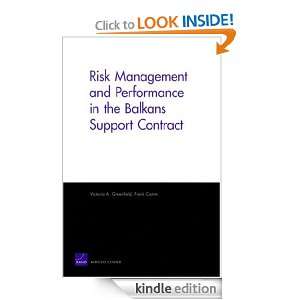 Risk Management and Performanace in the Balkans Support Contract 