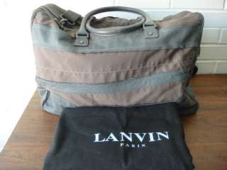 LANVIN SS11 Leather/Cotton Shoulder Bag NEW  