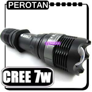 7w CREE LED Flashlight torch Adjustable Zoomable SA 9  