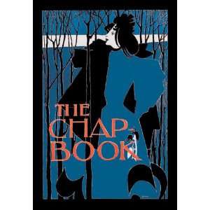  The Chap Book Blue Lady 28x42 Giclee on Canvas