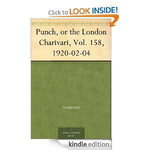 Punch, or the London Charivari, Vol. 158, 1920 02 04 Various  