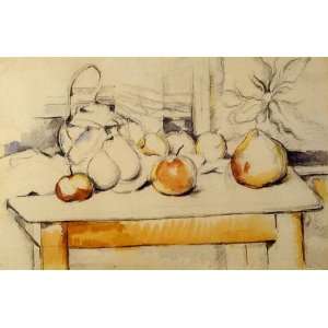  Oil Painting Ginger Jar and Fruit on a Table Paul 