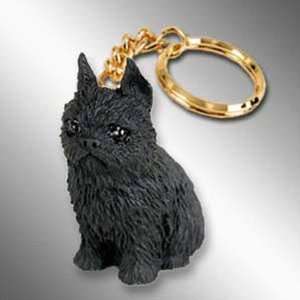 Brussels Griffon, Black Tiny Ones Dog Keychains (2 1/2 in 