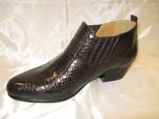 New Georgio Brutini Brown Snake Skin Boots 150641  